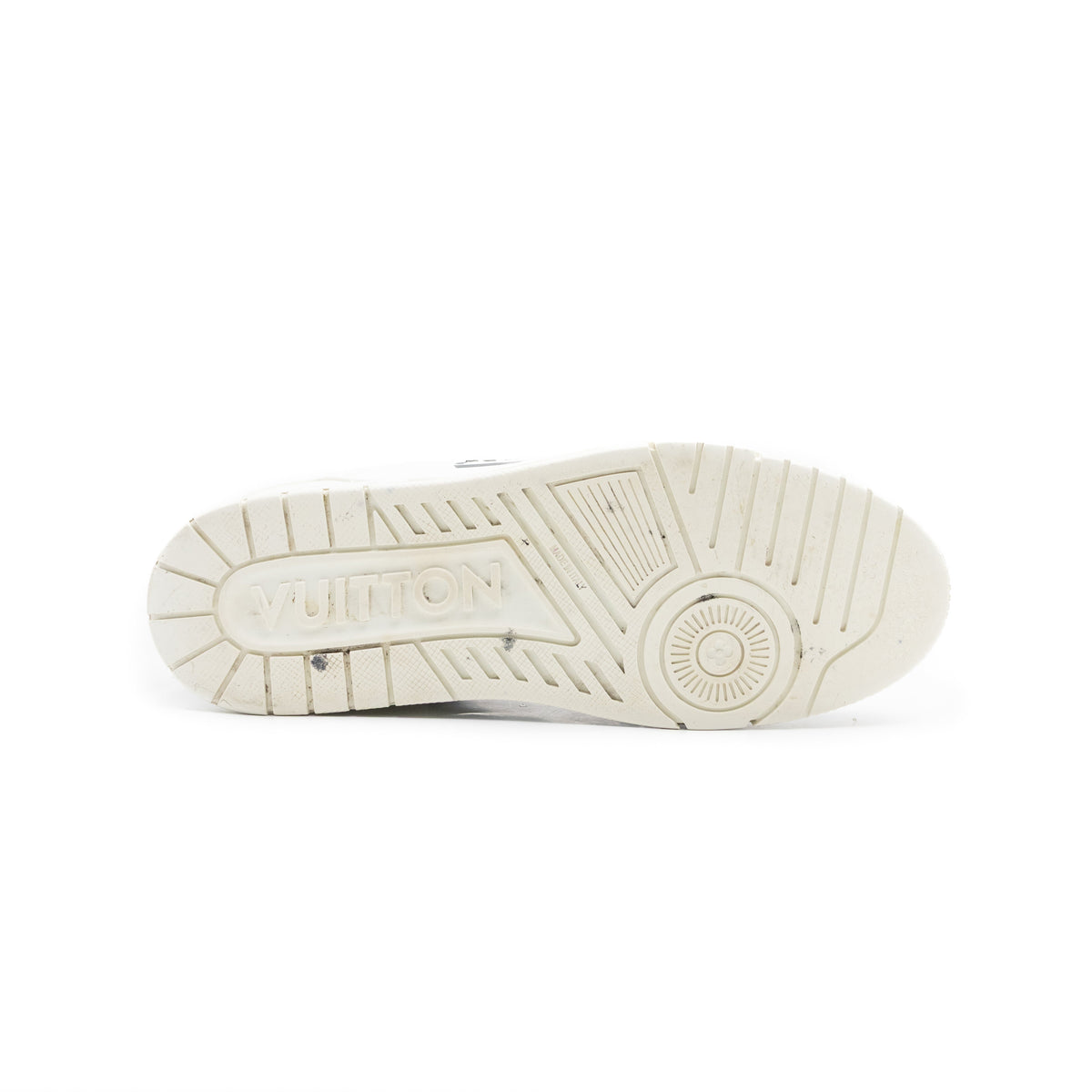 Louis Vuitton Trainer White Black Logo