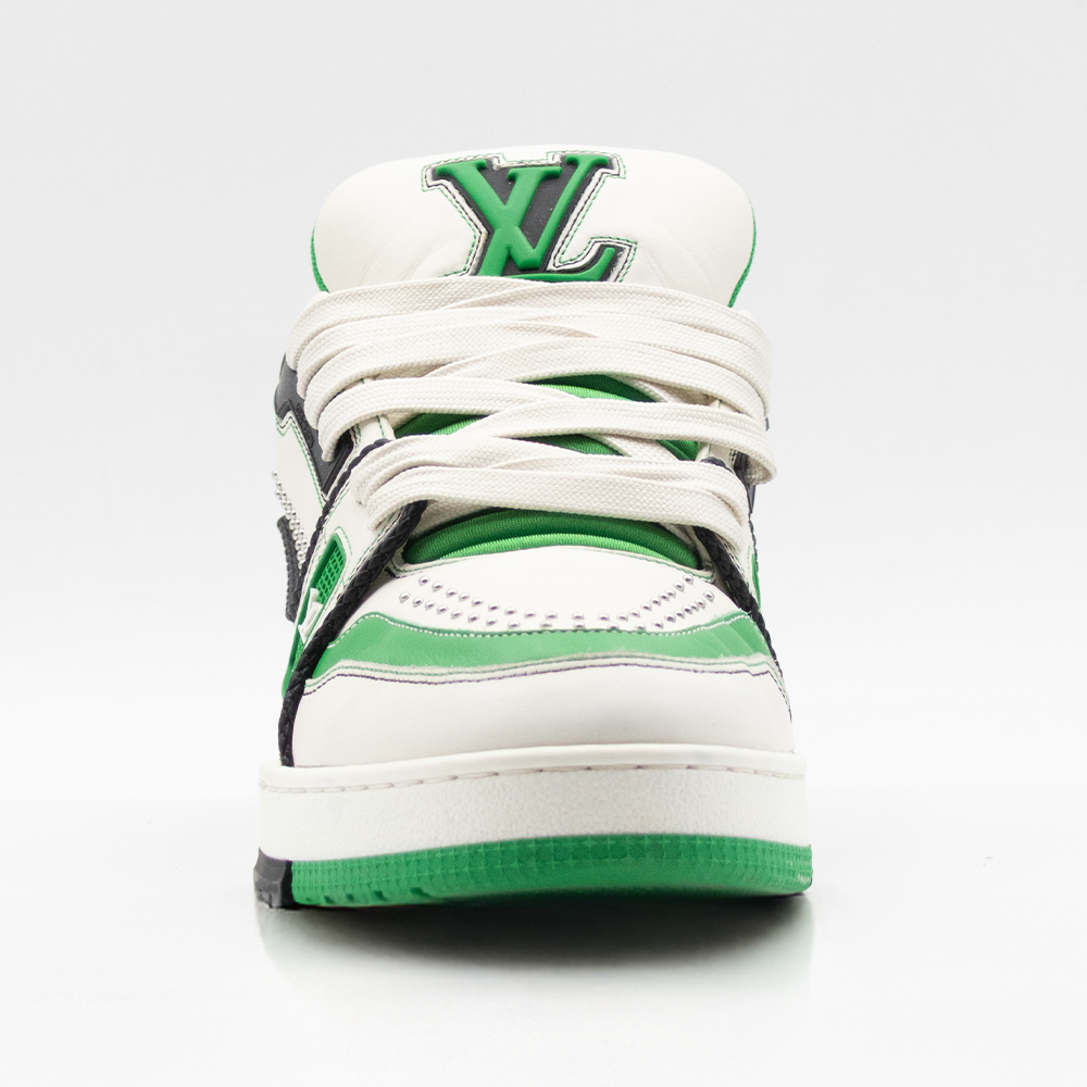 Louis Vuitton Trainer White Green