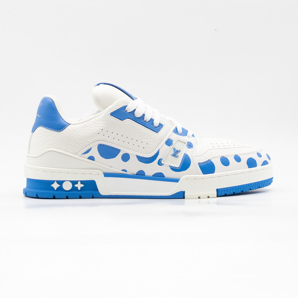 Louis Vuitton x Yayoi Kusama Trainer White Blue
