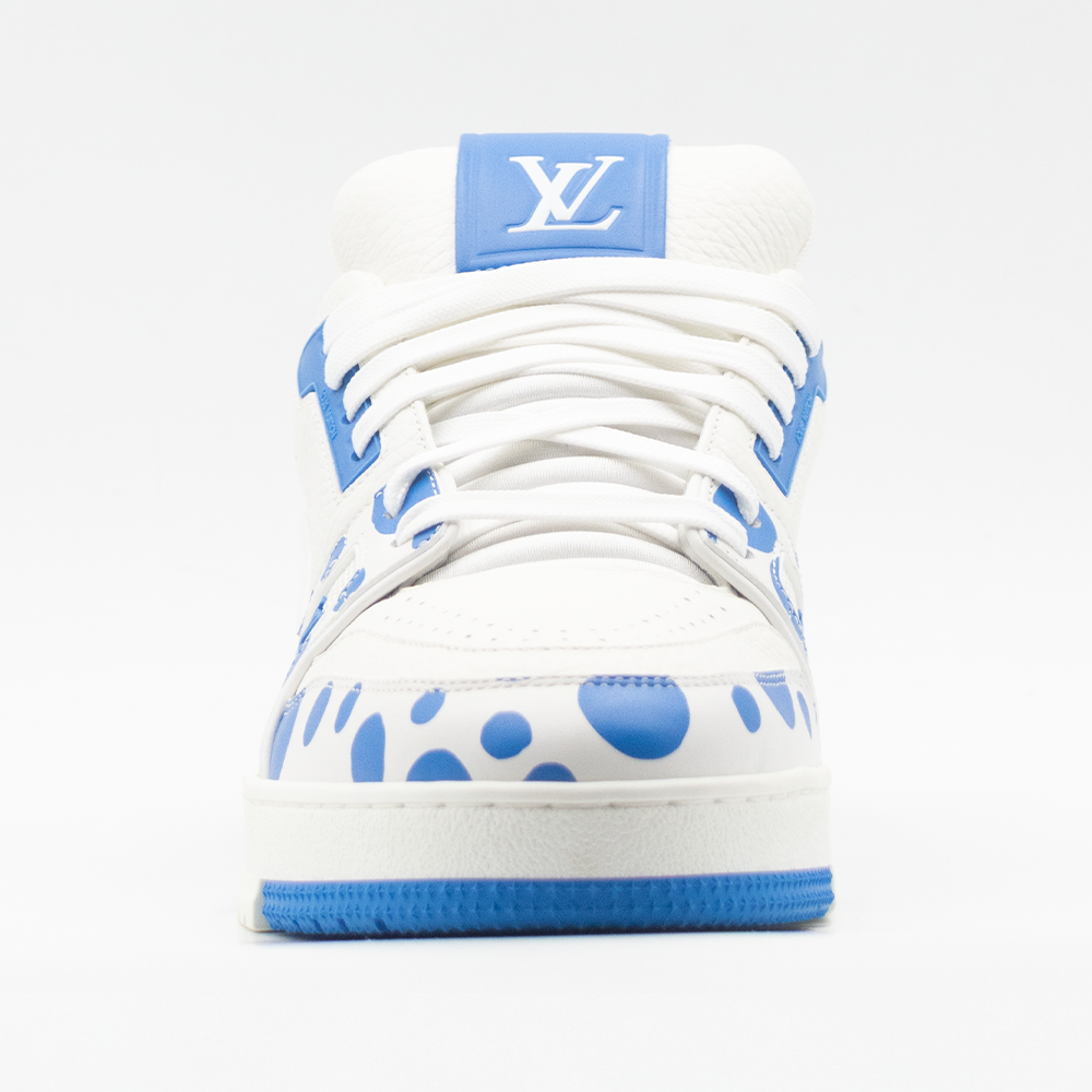 Louis Vuitton x Yayoi Kusama Trainer White Blue