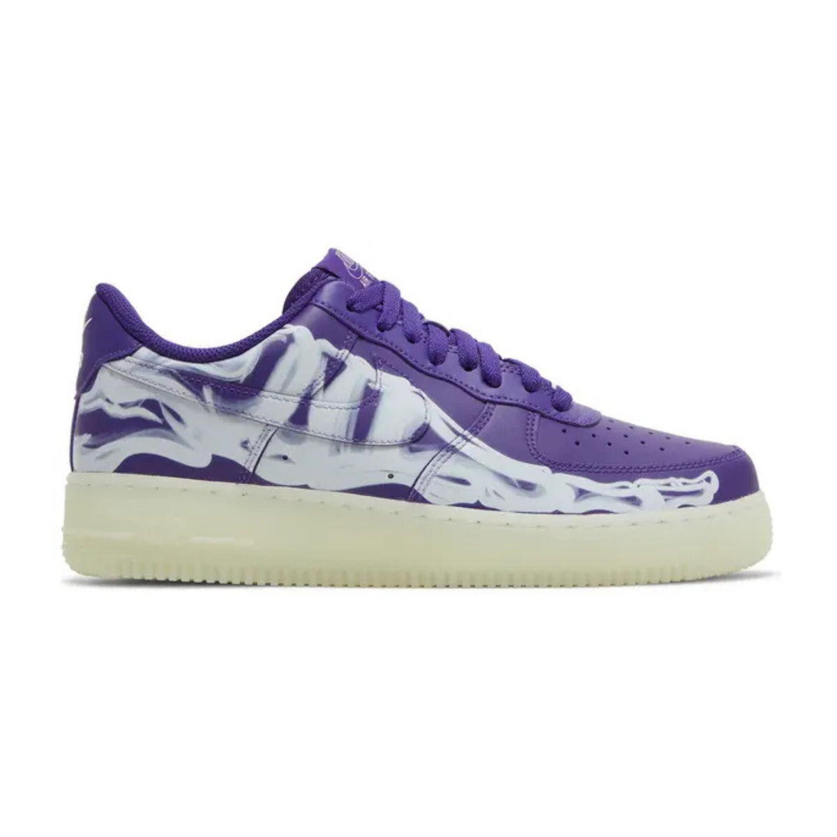 Nike Air Force 1 Low '07 QS Purple Skeleton Halloween