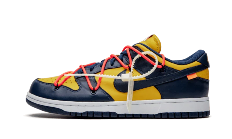 Nike Dunk Low Off-White University Gold Midnight Navy