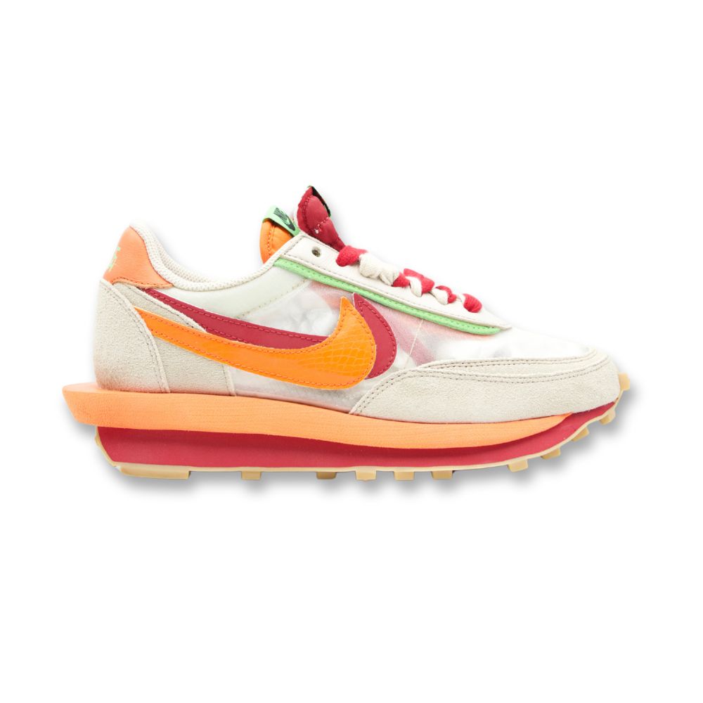 Nike LD Waffle sacai CLOT Kiss of Death Net Orange Blaze