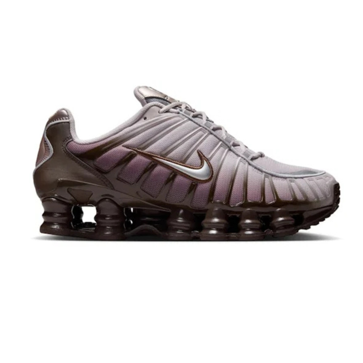 Nike Shox TL Baroque Marron Platinum Violet Metallic Argenté