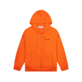 Off White Hoodie Zip Orange