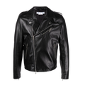 Off-White - Leather biker jacket Back Print