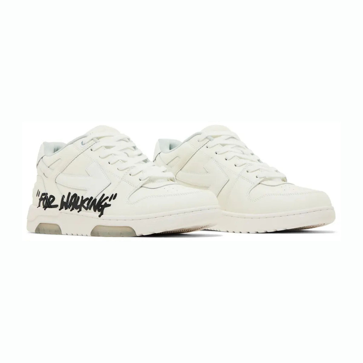 Off-White Out Of Office OOO  Low Tops For Walking White Black
