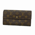 Portefeuille Monogram Pochette Porte-Monnaie Crédit marron