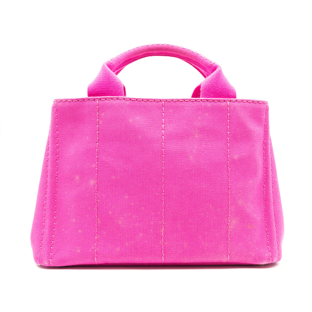 Prada Sac à main Canapa Rose