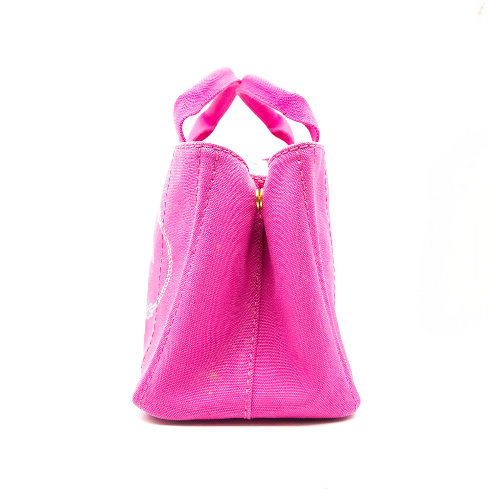 Prada Sac à main Canapa Rose