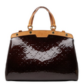 Sac à main Louis Vuitton 2way Brea MM Vernis Amarante