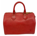 Sac à main Louis Vuitton Speedy 25 Épi rouge castillan