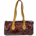 Sac à bandoulière LV Vernis Rosewood Avenue amarante