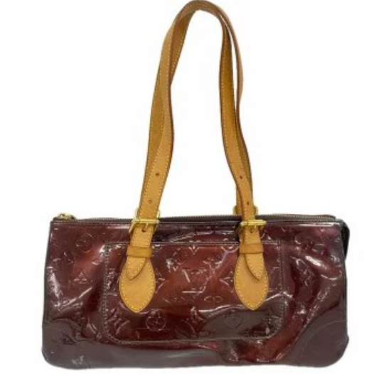 Sac à bandoulière LV Vernis Rosewood Avenue amarante