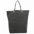 Sac cabas Gucci GG Canvas toile noir