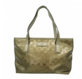 Sac cabas Gucci GG Imprimé PVC kaki