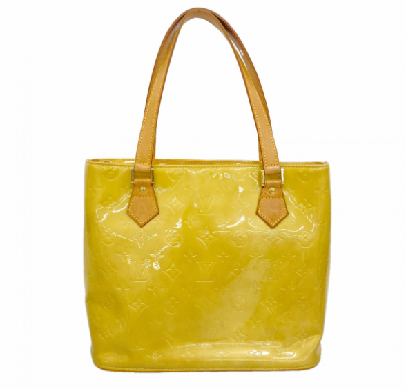 Sac cabas Louis Vuitton Vernis Houston beige