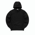 Stone Island Hoodie Logo Patch Black