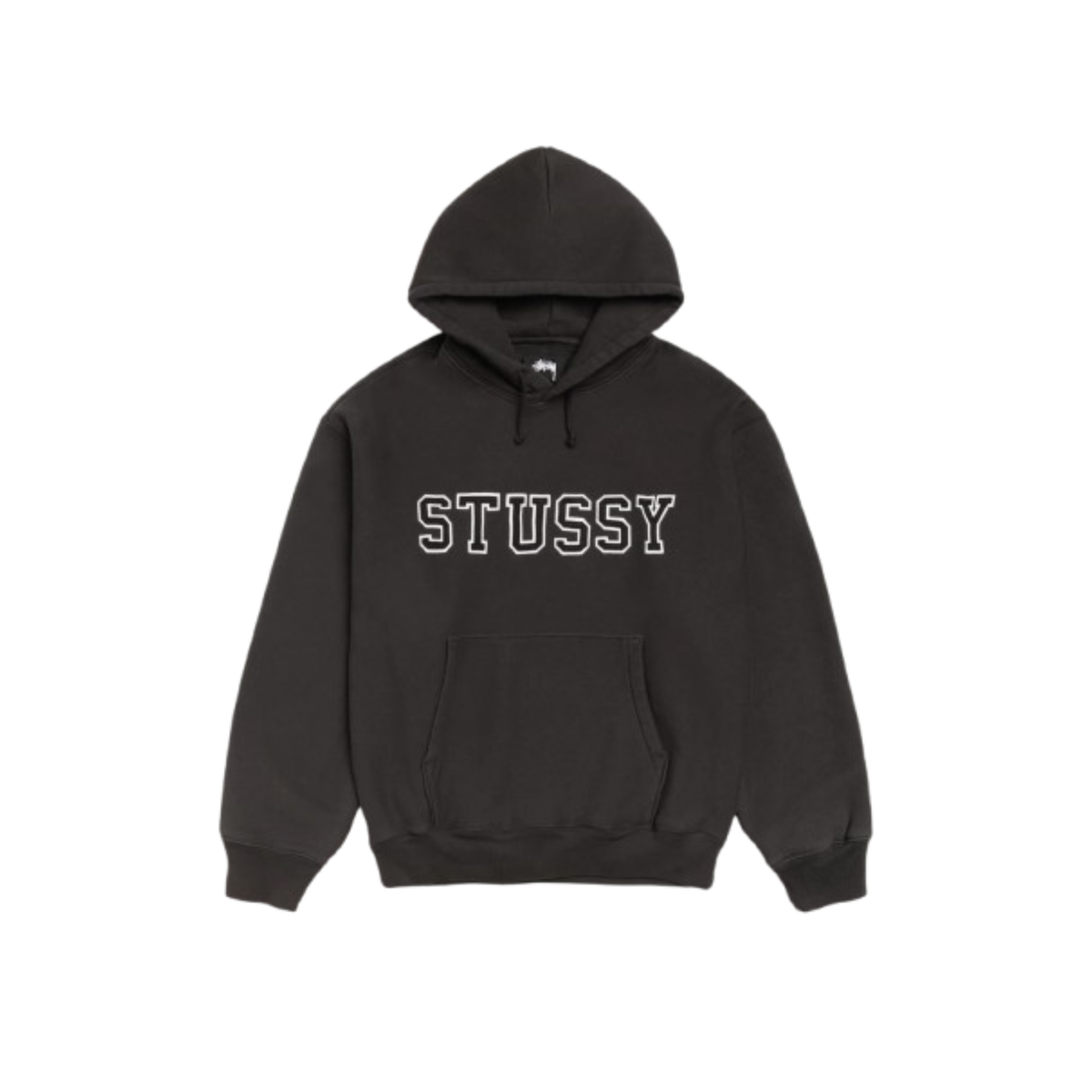 Stussy Felt Applique Hoodie Noir