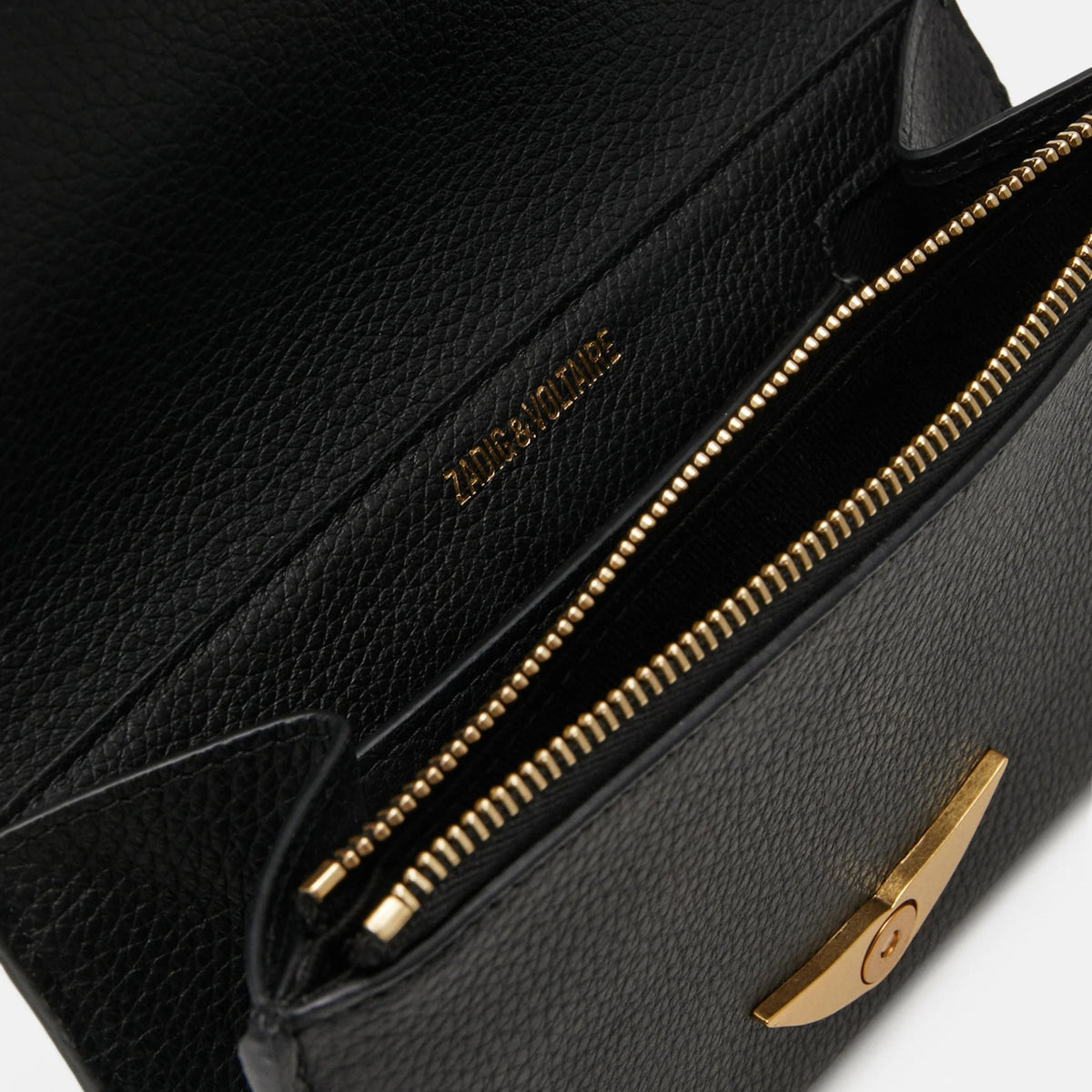 Zadig & Voltaire Porte Feuille Borderline Noir
