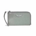 Zadig & Voltaire Porte Feuille Compagnon Infinity Silver
